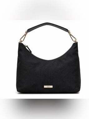 Gucci Black Shoulder Bag with Silver Hardware